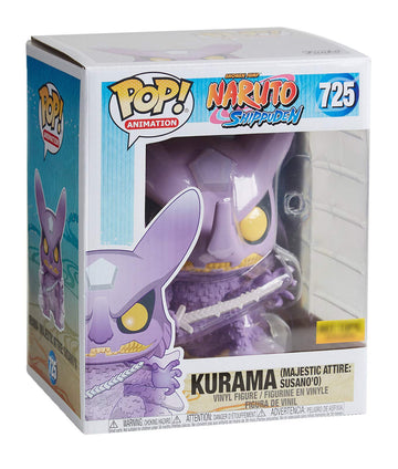 Funko Pop! Animation: Shonen Jump Naruto Shippuden #725 - Kurama Majestic Attire Susano'O 6 Inch Exclusive Bundled With Free Pet