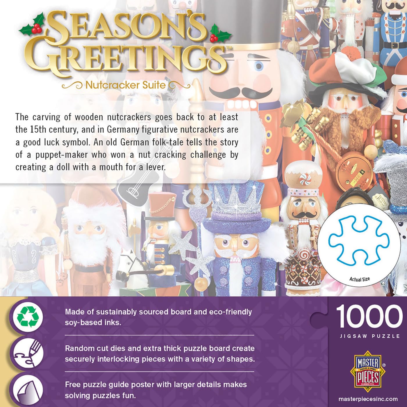 Masterpieces 1000 Piece Christmas Jigsaw Puzzle - Nutcracker Suite - 19.25'X26.75'