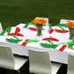 100 Pcs Italian Flag Plates And Napkins Party Supplies Italy Flag Party Tableware Set Italian Flag Red White And Green Party Dec