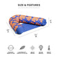 Big Joe Shaka Sling Xl Pool Float, Sweet Shells Berry, Doubled-Sided Mesh, Quick Draining Fabric, No Inflation Needed