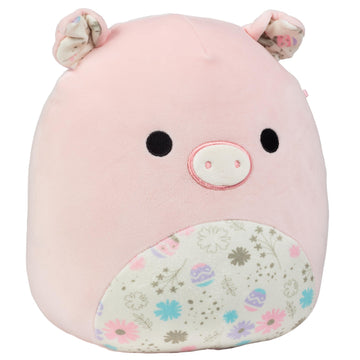 Squishmallows Original 10-Inch Peter The Pig - Official Jazwares Plush- Collectible Soft Squishy Pig Stuffed Animal Toy- Add To