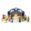 Melissa & Doug Classic Wooden Christmas Nativity Set With 4-Piece Stable and 11 Figures