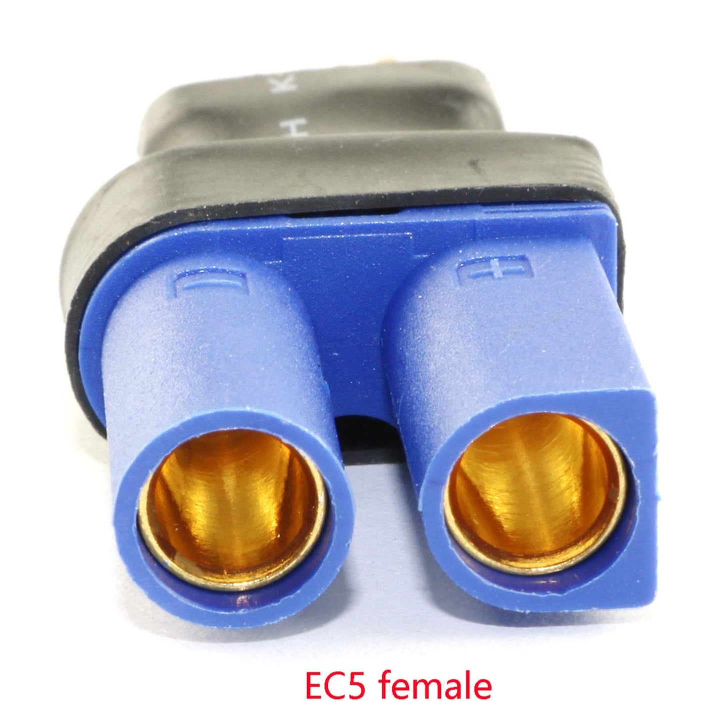 DGZZI 2pcs T Plug Deans Style Wireless Connector Male T-Plug to Female EC5 Style Adapter for RC Lipo Battery Toy