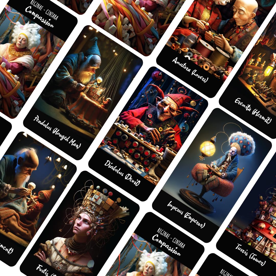 Lmicela Lmicela Tarot Deck, Premium Tarot Cards For Beginners & Experts, Collector'S Quality, 78 Gold Foil Cards, Intuitive Guid