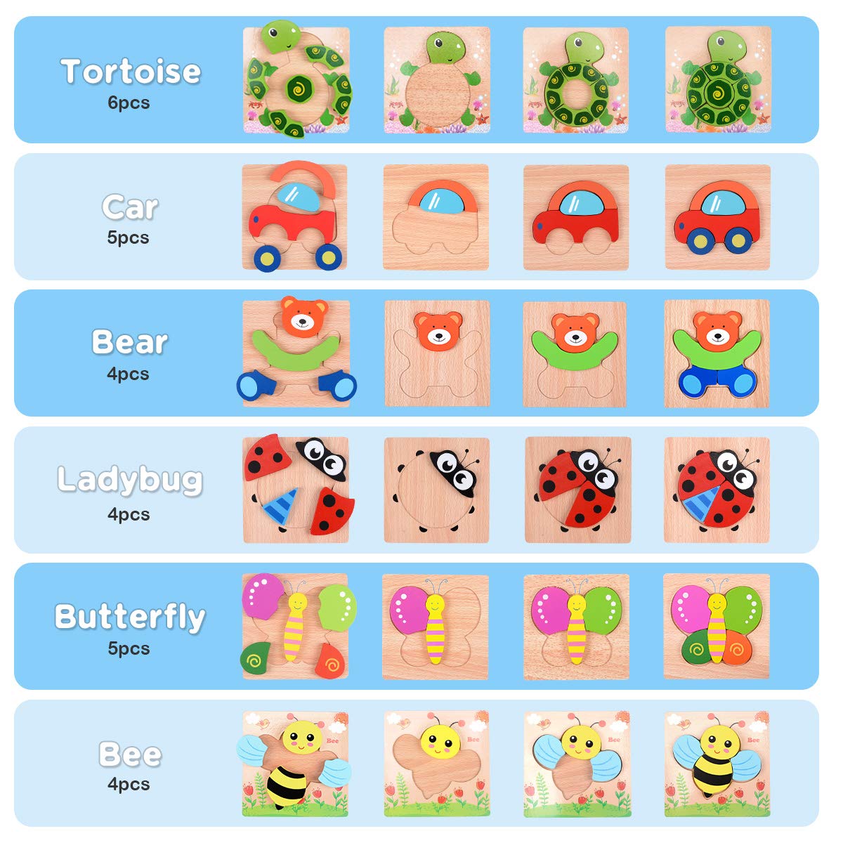 3D Montessori Shape Puzzle