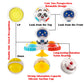 Hundredmore Suction Cup Spinner Toy For Baby 12-18Months, Bath Toys For Toddlers 1-3, Boys And Girls 1St Birthday Sensory Toys G