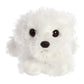 Aurora Mini Flopsie Snowball Stuffed Animal - 8" White Plush Toy for Kids & Adults - Model 31371