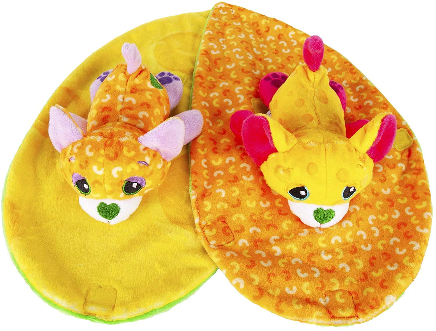 Basic Fun Cutetitos Taste Budditos Plush Mini Animals - 5" Mac & Cheese - Multicolor - Collectible Set for Ages 3+ - Model 39227
