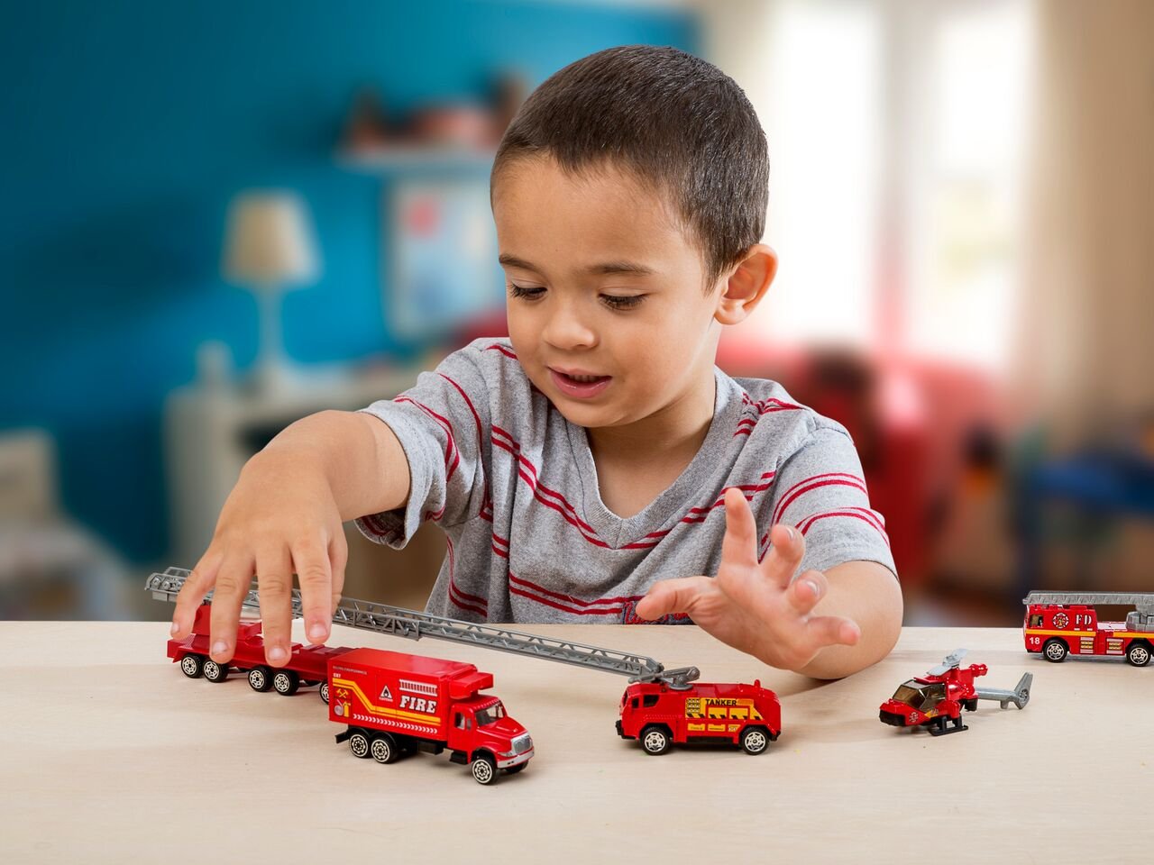 Big Daddy Fire Rescue Toy Play Set Includes Over 40 Fire Truck Toy And Accessories To Create The Perfect Emergency Scene