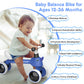 TERRAMUS Baby Balance Bike for 1 Year Old Gifts Boys Girls - Toys for 12-24 Month Toddler Balance Bike, No Pedal 4 Wheels Infant