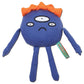 Touchdog Cartoon Alien Monster Plush Dog Toy , One Size, Blue
