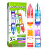 Liquid Pens Christmas Stocking Stuffers For Kids, Fun Cool Pens Travel Essential Toy Autism Adhd Anxiety Calm Down Item Quiet Fi