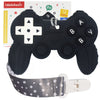 Cool Remote Game Control Teething Toy For Babies 0-6 6-12 Months,Game Controller Teether For Gamer Parents,Baby'S First Valentines Day Gifts,Silicone Remote Chew Toys(Black