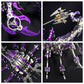 Filaslft 3D Metal Model Kits, Mechanical Scorpion King Purple 3D Metal Puzzle,Steel Warcraft Collection Diy Animal Brain Teasers