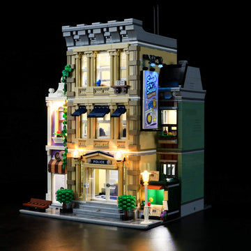 Lightailing Light Set For (Creator Expert Police Station Building Blocks Model - Led Light Kit Compatible With Lego 10278 (Not I