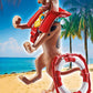 Playmobil Scooby-Doo! Collectible Lifeguard Figure - Multicolored, One Size, Plastic, Model 70713
