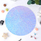Zzyfgh Unique Jigsaw Puzzle, Impossible Challenge 141 Pieces Round Broken Color Changing Iridescent Acrylic Puzzles Game For Adu