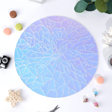 Zzyfgh Unique Jigsaw Puzzle, Impossible Challenge 141 Pieces Round Broken Color Changing Iridescent Acrylic Puzzles Game For Adu