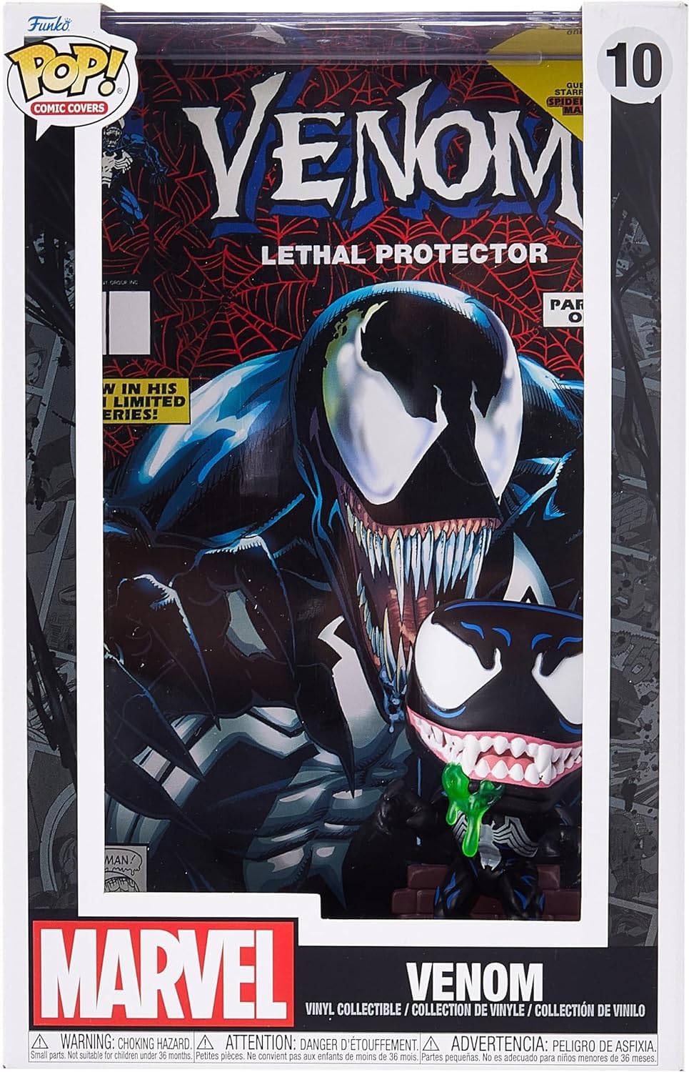 Pop! Comic Cover: Marvel Venom Lethal Protector Previews limited availability Vinyl Figure