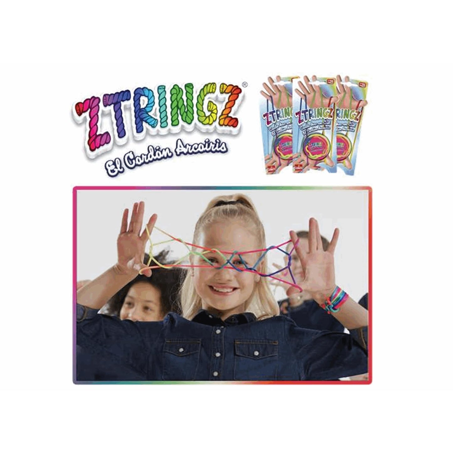Goliath Ztringz - Twist, Turn And Create With The Original Rainbow Rope - Recommended For Ages 5 And Up