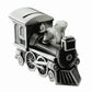 Goldia Pewter Finish Train Bank  Engravable Personalized Gift Item