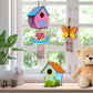 Arts And Crafts For Kids Ages 4-8 8-12, 2 Pack Diy Bird House Wind Chime Kids Crafts, Craft Kits For Girls Boys Toddlers 4-6 6-8