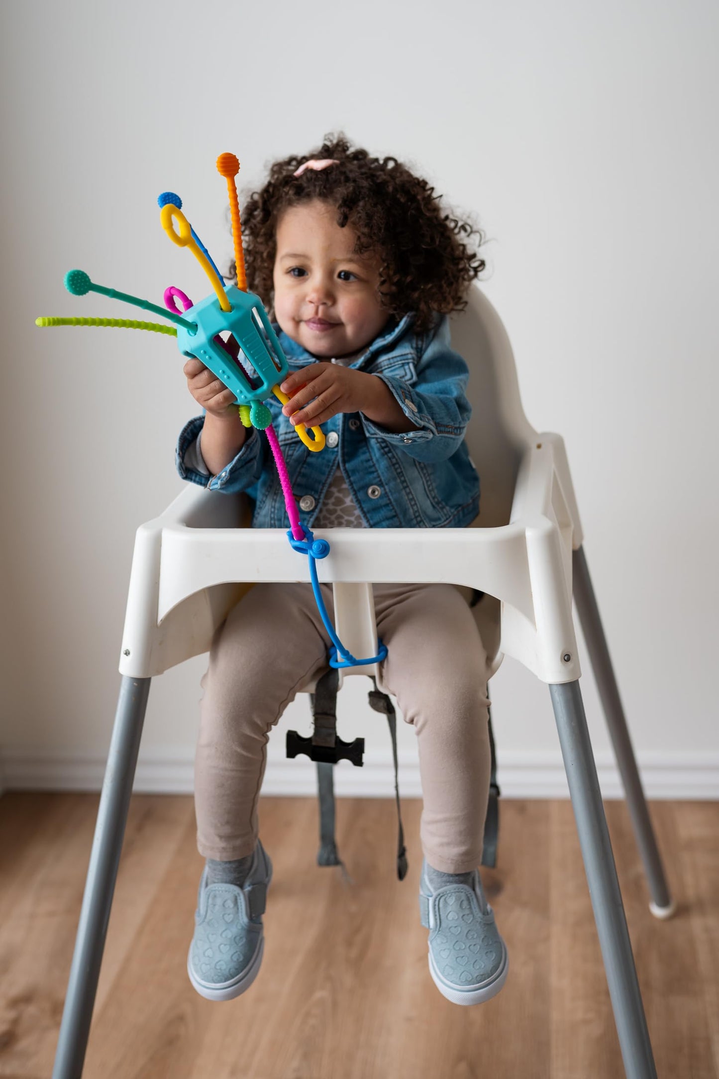 MÖBI Mobi Zippee Activity Toy - BPA-Free Silicone, Sensory Montessori Learning Game for Toddlers, Small, Original, Ages 1+