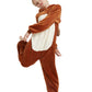 Casabaco Kid Reindeer Onesie Pajamas Deer Halloween Costume Boy Girl Animal Onepiece (Brown, 8-9Years)
