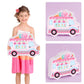 Wernnsai Ice Cream Piñata -15.7'' X 12.2'' Ice Cream Truck Piñata With Stick And Blindfold Birthday Game For Kids Girls Summer Candy Theme Party Baby Shower School Activities Dessert Party Decorations