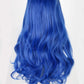 Puluru Evie Wig Descendants 3 Costumes For Girls Kids Wigs Girls Cosplay Wig With Crown For Halloween Costumes And Party (Blue)