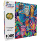 Cross & Glory 1000 Piece Jigsaw Puzzle - Hootenanny Design, Large Size, 1.8MM Thickness Cardboard, Vibrant Owl & Garden Theme