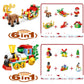 12 Packs Christmas Party Favors Building Blocks Set 6 in 1  Mini Christmas Toys Gift for Kids Ages 6-12  Classroom Prizes  Advent Calendar Fillers  Stocking Stuffers  Gifts for Boys and Girls