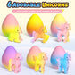 Coodoo Unicorn Hatching Rainbow Eggs 6 Pack - Large Foam Craft Kits for Kids 3+ Years - Perfect Birthday & Easter Gifts