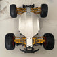 Rwlzlb For Hyper Go H16Bm Upgrades, 1/16 Rc Car Parts, Metal Upgrade Aluminum Accessories, Gold Replacement Parts Kit For H16Bm