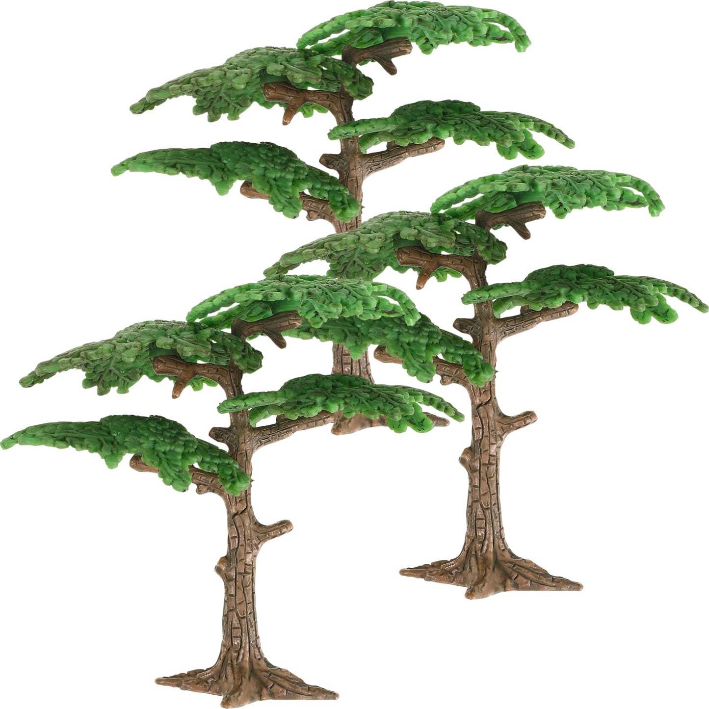 Operitacx 3pcs Miniature Model Trees  Mini Trees for Crafts  Artificial Cypress Model Train Scenery Dollhouse Landscape Supplies