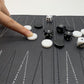 Roll-Up Travel Backgammon Games, Foldable Board Games, Pu Travel Game, Portable Lightweight Backgammon Game Set