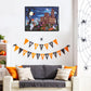 Motiloo Halloween 500 Piece Jigsaw Puzzle For Adults - Halloween Haunted Mansion Trick Or Treaters Jigsaw 14' X 20'