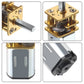 3pcs DC 12V 30RPM N20 High Torque Speed Reduction Motor 3mm Shaft Mini Metal Gearwheel Gear Motor with Metal Gearbox Micro Motor