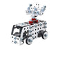 Schylling Steel Works Mechanical Multi-Model - Steel Building Set - Includes 300 Pieces, Tools, And Instructions To Make 10 Different Models - Ages 8 And Up