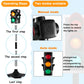 Hiboom 1 Piece Traffic Light Toy 2 In 1 Simulation Safety Traffic Indicator Crosswalk Signal With Lights And Sounds For Birthday