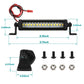 Rc Light Bar 15 Led 2.95 Inch Aluminum Rc Lights Rc Crawler Accessories For Axial Scx10 Traxxas Trx4 Trx4M Arrma Senton Redcat G