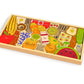 BeginAgain Alphabites A to Z Puzzle and Playset - Educational Wooden Alphabet Puzzle - 3 and Up