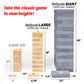 GoSports 5 ft Giant Wooden Toppling Tower - Includes Bonus Rules with Gameboard - Choose Your Style