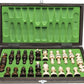Beautiful Handcrafted Wooden Chess Set With Wooden Board And Handcrafted Chess Pieces - Gift Idea Products (13.75' (35 Cm) Burnt)