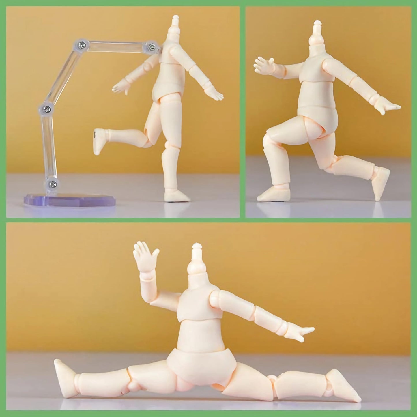 YMY OB11 Extended Size GSC 1/12 BJD Doll Body Joint Movable Doll Model Action Figure (Sakura Pink-4.33 in)