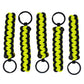 Bubbasgaragetv - Large Heavy Duty Paracord Zipper Pulls (Neon Yellow)