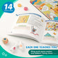 Arcturine 14-In-1 Wooden Board Games Set - Multi-Game Combo With Snakes And Ladders, Sling Puck, Bowling And More - Portable Tra