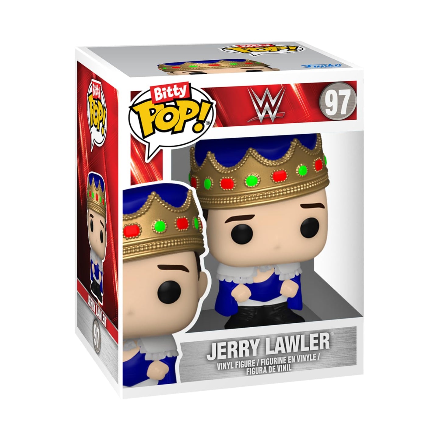 Funko Bitty Pop! Wwe - 4 Pack - Dusty Rhodes, Bitty Pop! Jerry Lawler, Bitty Pop! Ric Flair, And A Mystery Bitty Pop! Figure And