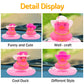 Wonuu Car Accessories Rubber Ducks Dashboard Decorations Rubber Duck Pink Accessories Dashboard Duck Car Decorations Car Ducks For Dashboard Car Duck Car Dashboard Decorations, Heart-Pink&Pinkdolphin