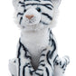 The Petting Zoo White Tiger Stuffed Animal Plushie, Gifts For Kids, Wild Onez Zoo Animals, White Tiger Plush Toy 12 Inches